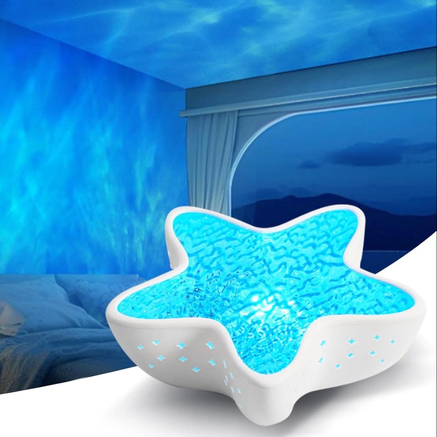 Foggiawoman™ - Veilleuse Étoile de Mer LED - Ambiance Océan